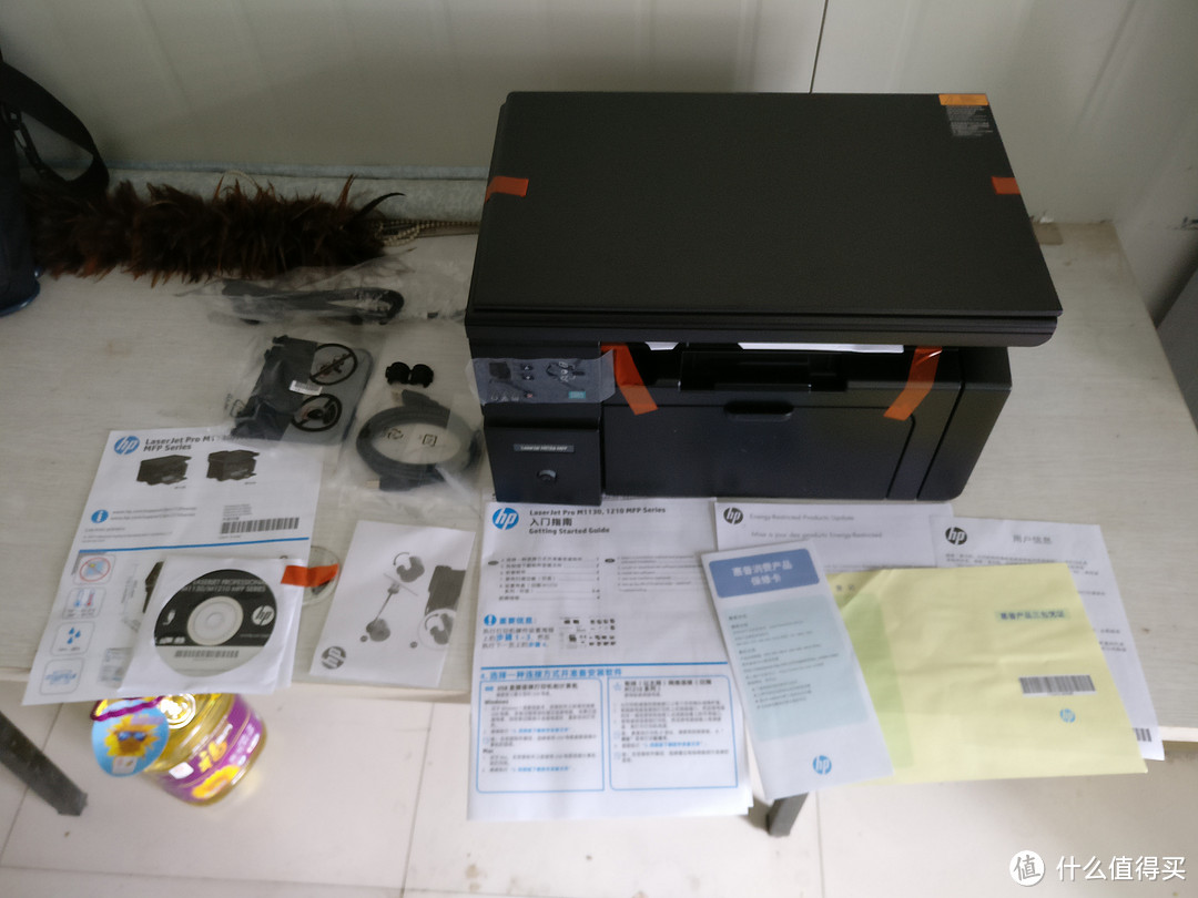 #原创新人#小型办公室专用 HP 惠普 LaserJet Pro M1136 黑白激光一体机（简单开箱）