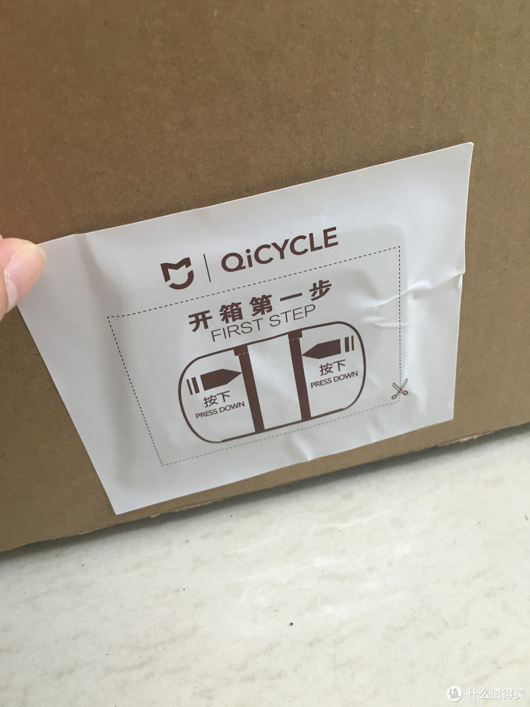 MI 小米 QiCYCLE 骑记 电助力折叠自行车 开箱