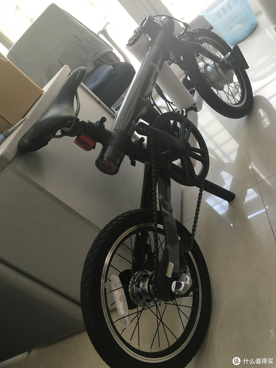 MI 小米 QiCYCLE 骑记 电助力折叠自行车 开箱