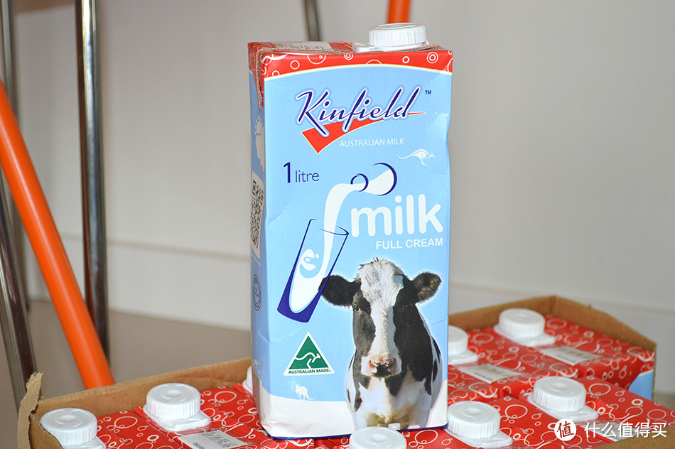 尝鲜体验：Kinfield 金菲尔德 全脂牛奶 1L*12盒