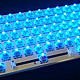 夏日清凉那一抹蓝 —— Ajazz 黑爵 AK33 白色蓝光青轴 机械键盘