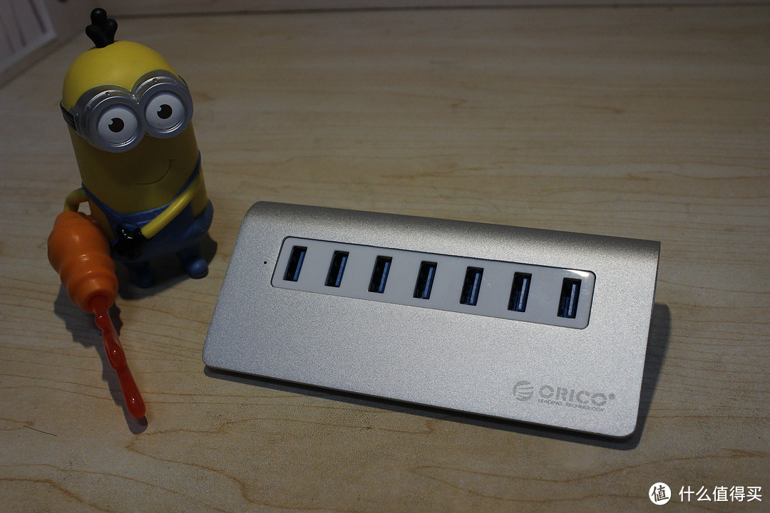 你的USB接口还够用么——ORICO 奥睿科 M3H7  USB3.0 HUB M3H7 分线器带电源 开箱评测