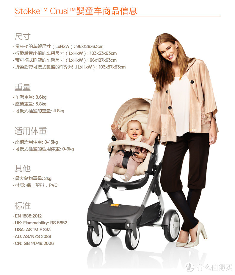 #本站首晒# 纪念合体倒计时两个月：Stokke Crusi 婴儿手推车 晒单