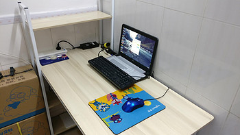 租房利器之家用简约现代电脑桌简易书架办公桌