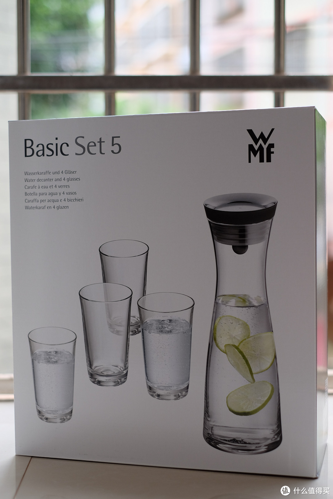 秀外惠中：WMF 福腾宝 玻璃冷水壶 Basic Set 5 开箱