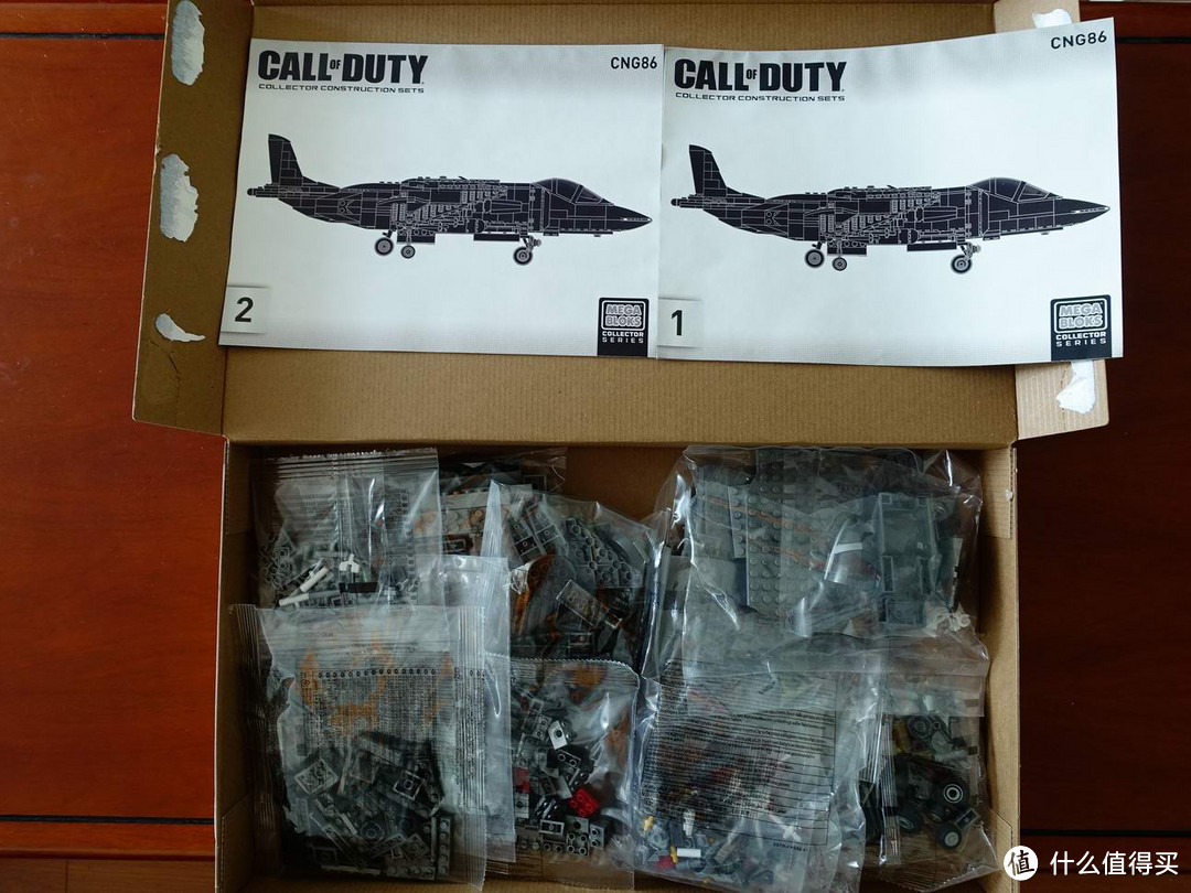 MEGA BLOKS 美高 Call of Duty AV-8 鹞式垂直起落战斗机 开箱