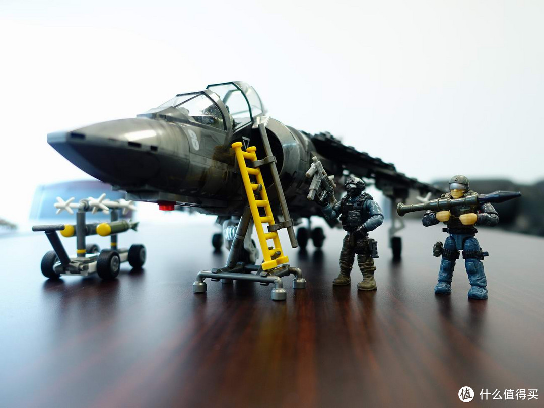 MEGA BLOKS 美高 Call of Duty AV-8 鹞式垂直起落战斗机 开箱