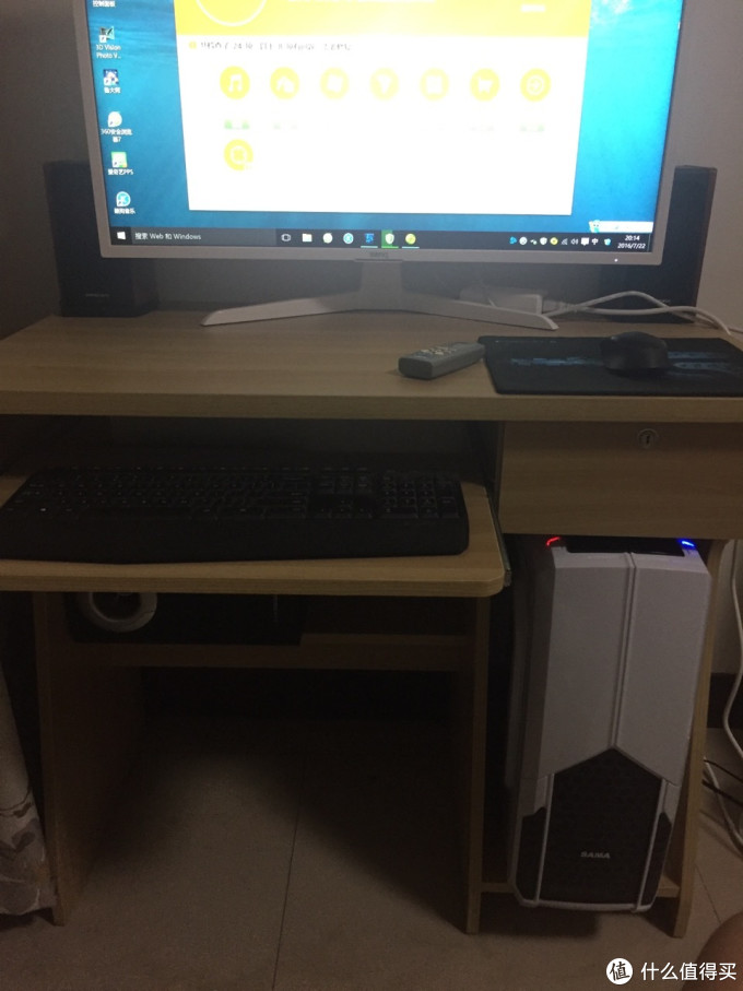 #本站首晒# 世界为你环绕 — SAMSUNG 三星 C27F396FH 1800R曲率显示器