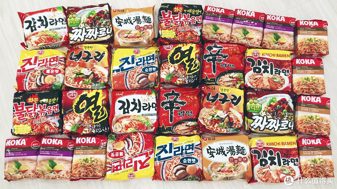 这一年吃的韩国 & 新加坡方便面（农心、三养、KOKA、百胜厨等等）