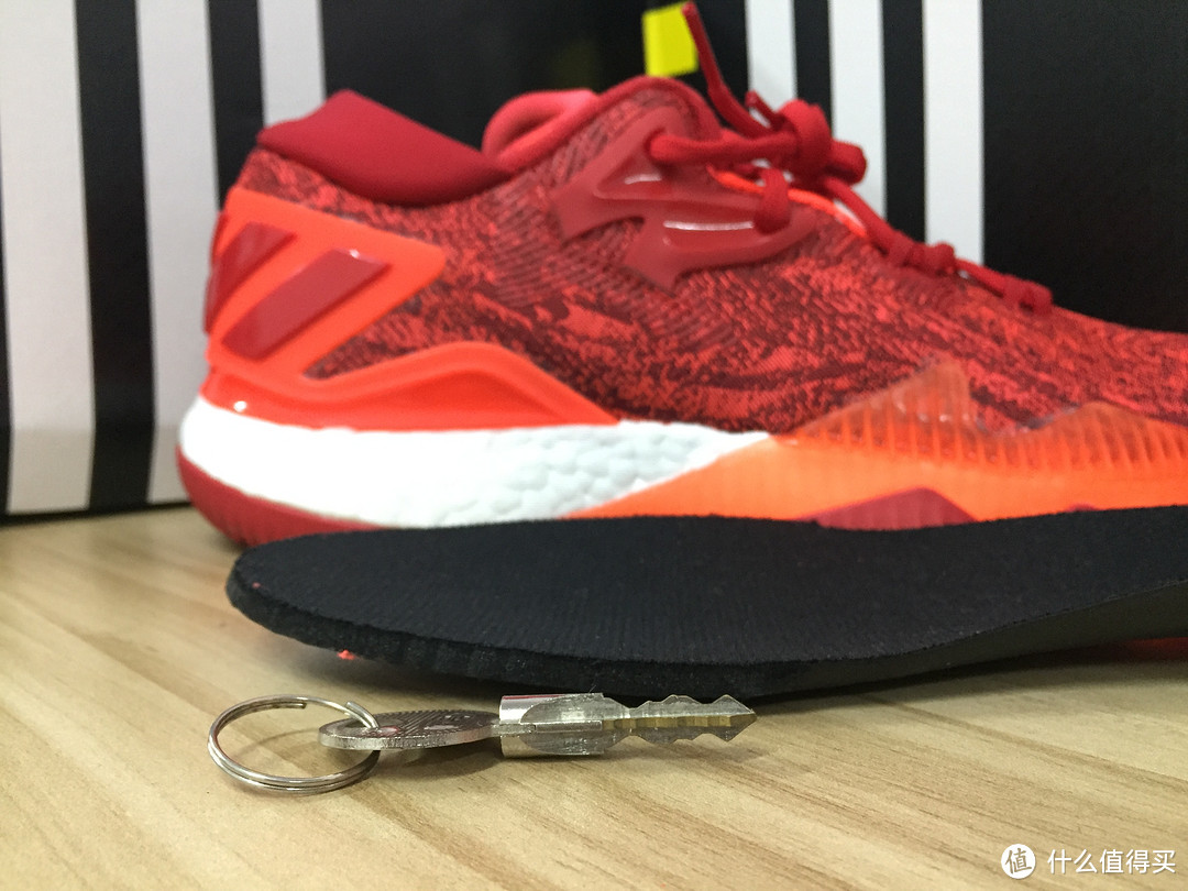 #原创新人#adidas 阿迪达斯 Crazylight Boost 2016 Low 篮球鞋 开箱（siao红VS经典黑 ）