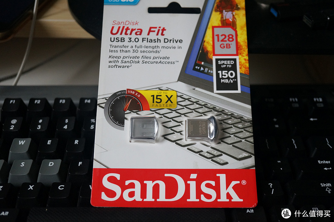 #本站首晒# SanDisk 闪迪 Ultra Fit 128G迷你U盘 晒单