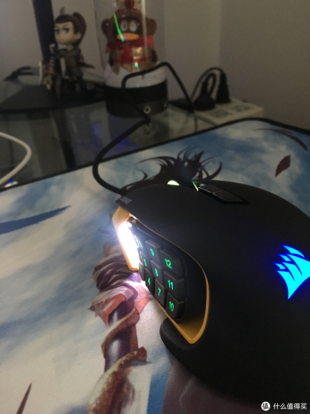 USCorsair 美商海盗船 Gaming系列 SCIMITAR RGB 执法者 多彩光学游戏鼠标 开箱