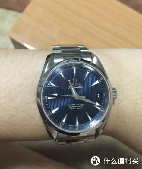 #原创新人# 人生第一块机械表 美亚会员日低价入手：Omega 欧米茄 海马 at 8500 蓝盘