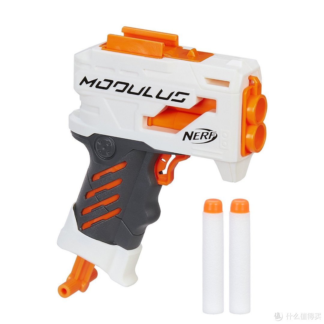 新来的，插拔一下不： 2016款 Hasbro 孩之宝 Nerf Modulus ECS-10 多任务配件 开箱