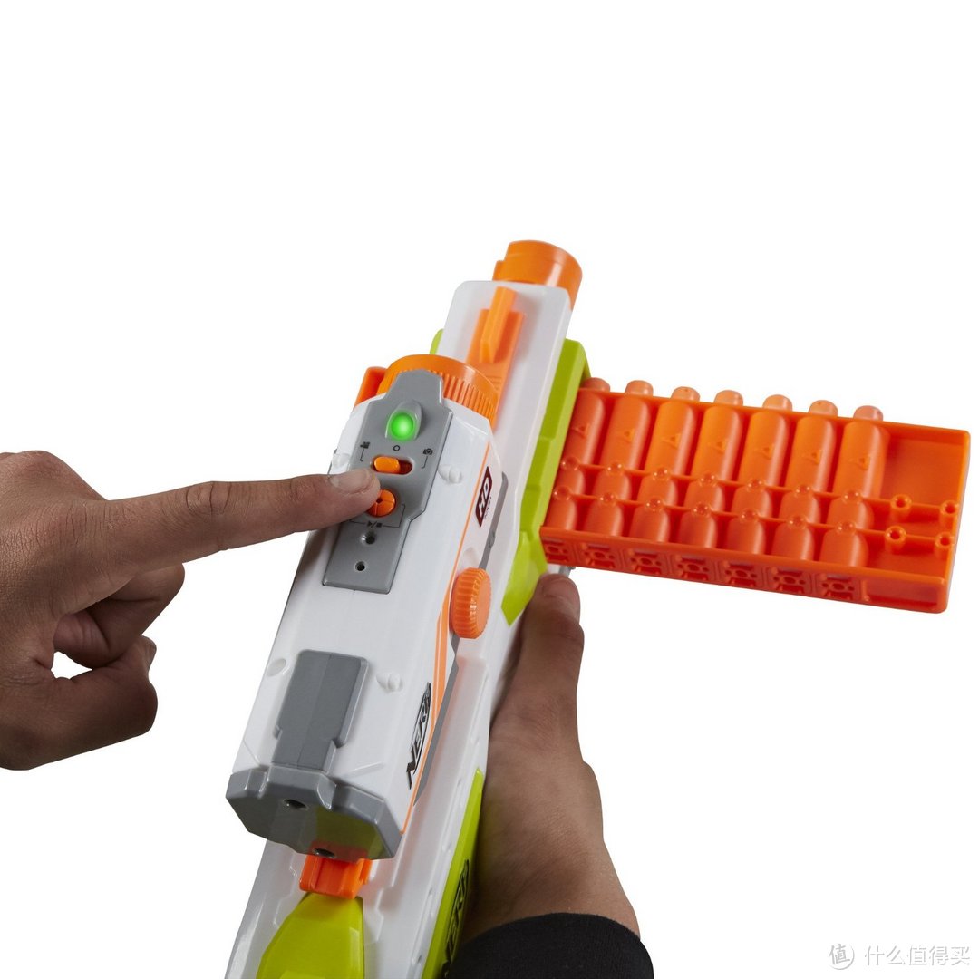 新来的，插拔一下不： 2016款 Hasbro 孩之宝 Nerf Modulus ECS-10 多任务配件 开箱