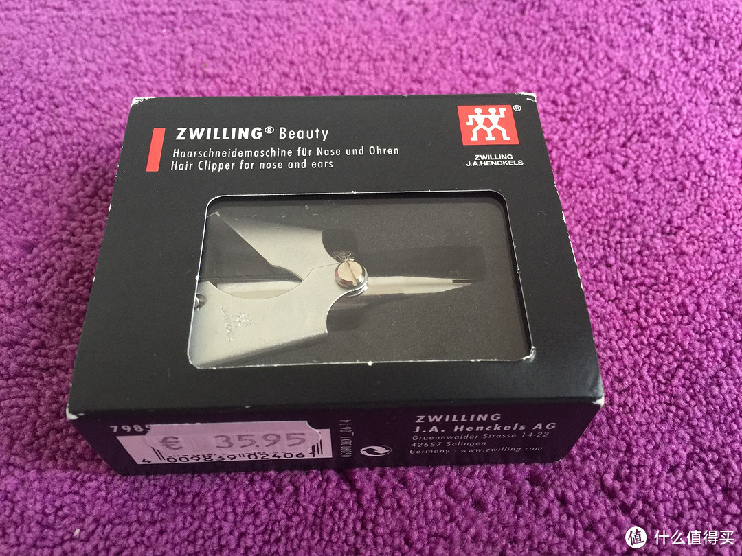 #本站首晒# ZWILLING 双立人 手动鼻毛修剪器 晒单