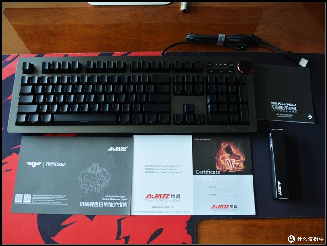 #原创新人#AJAZZ 黑爵 First Blood系列AK60 RGB侧刻键盘 入手体验
