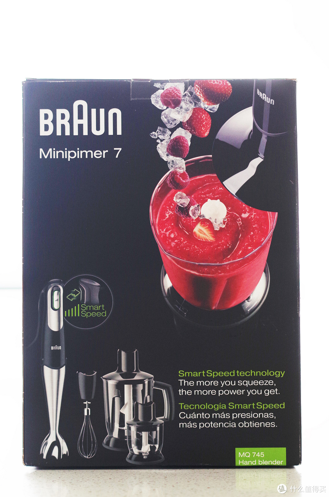 人肉带回的厨房好帮手：BRAUN 博朗 Multiquick 7 MQ 745 多功能料理棒套装 开箱