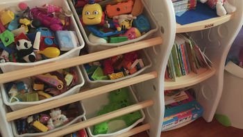 #本站首晒# 让孩子学会整理 — 韩国 ifam 玩具收纳架 分享