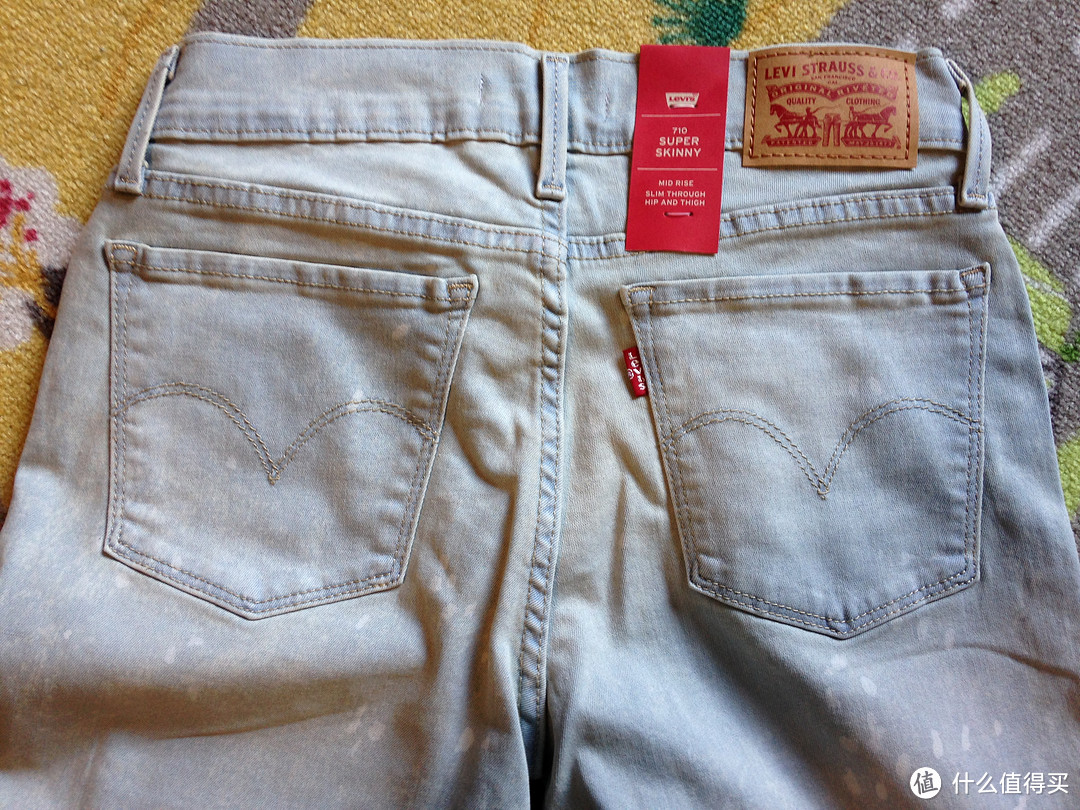 Levi's 李维斯 710 super skinny 女士超紧身 窄脚牛仔裤