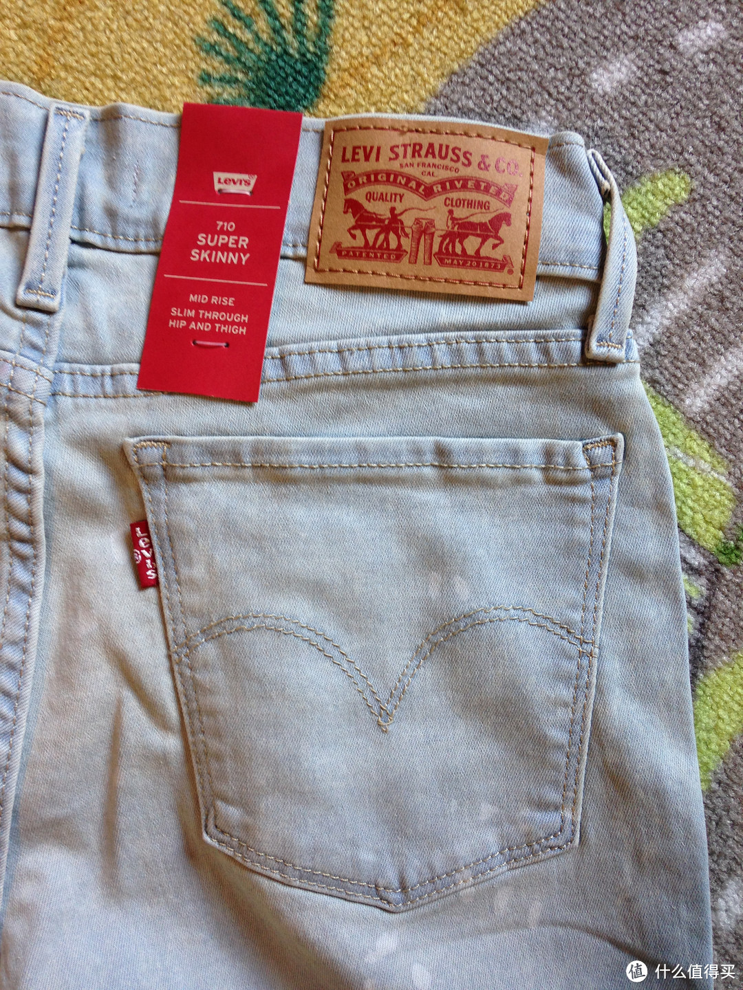 Levi's 李维斯 710 super skinny 女士超紧身 窄脚牛仔裤