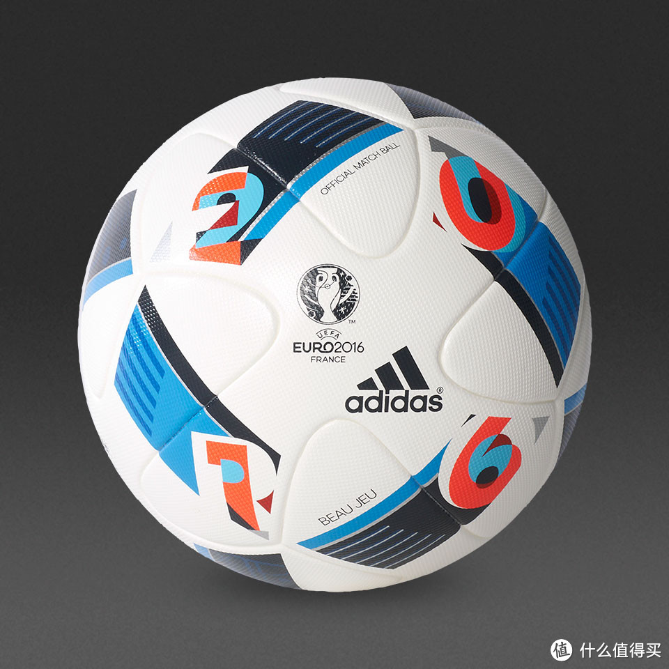 #本站首晒# 球难看，球好看：ADIDAS 阿迪达斯 EURO 16 FRACAS 欧洲杯比赛用球