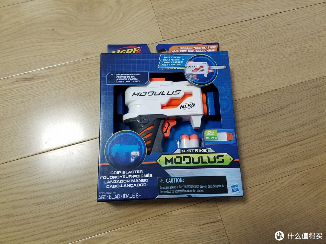 新来的，插拔一下不： 2016款 Hasbro 孩之宝 Nerf Modulus ECS-10 多任务配件 开箱