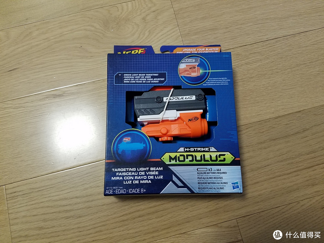 新来的，插拔一下不： 2016款 Hasbro 孩之宝 Nerf Modulus ECS-10 多任务配件 开箱