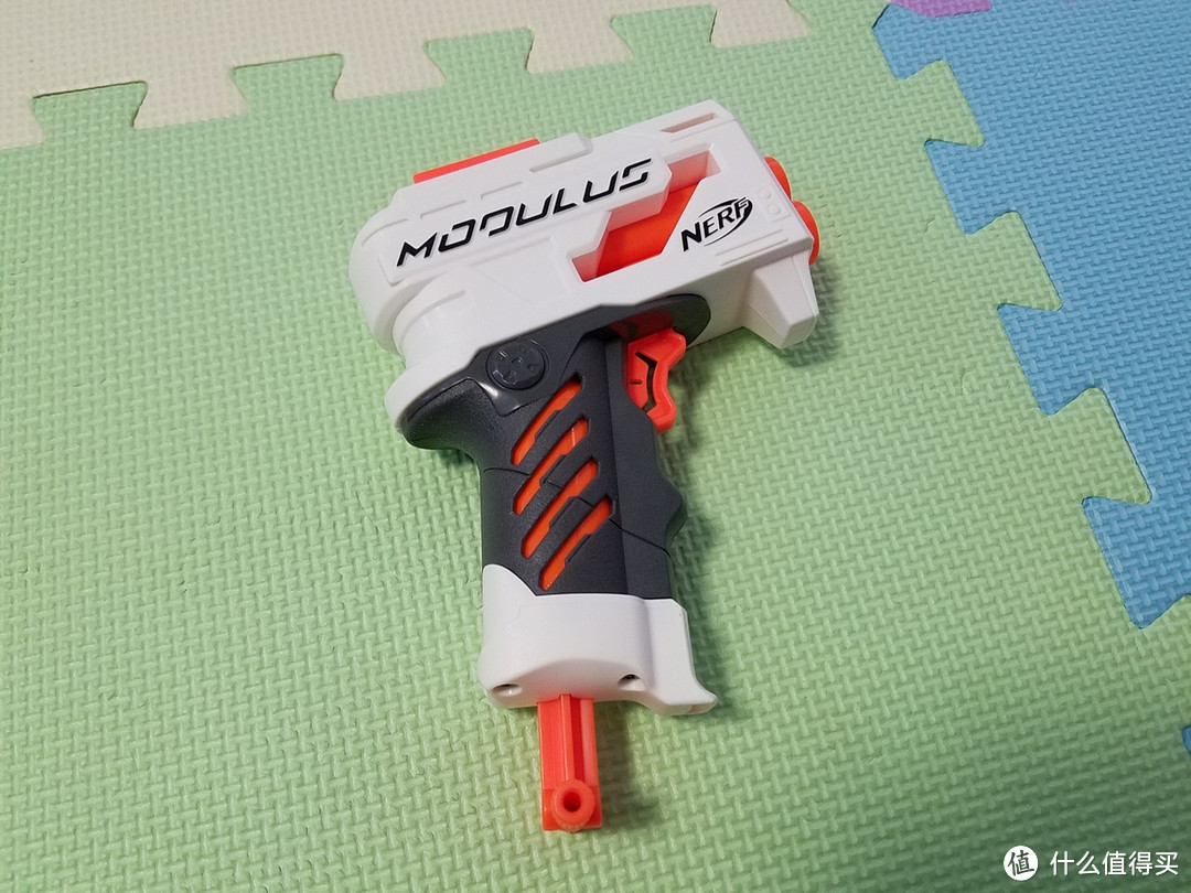 新来的，插拔一下不： 2016款 Hasbro 孩之宝 Nerf Modulus ECS-10 多任务配件 开箱