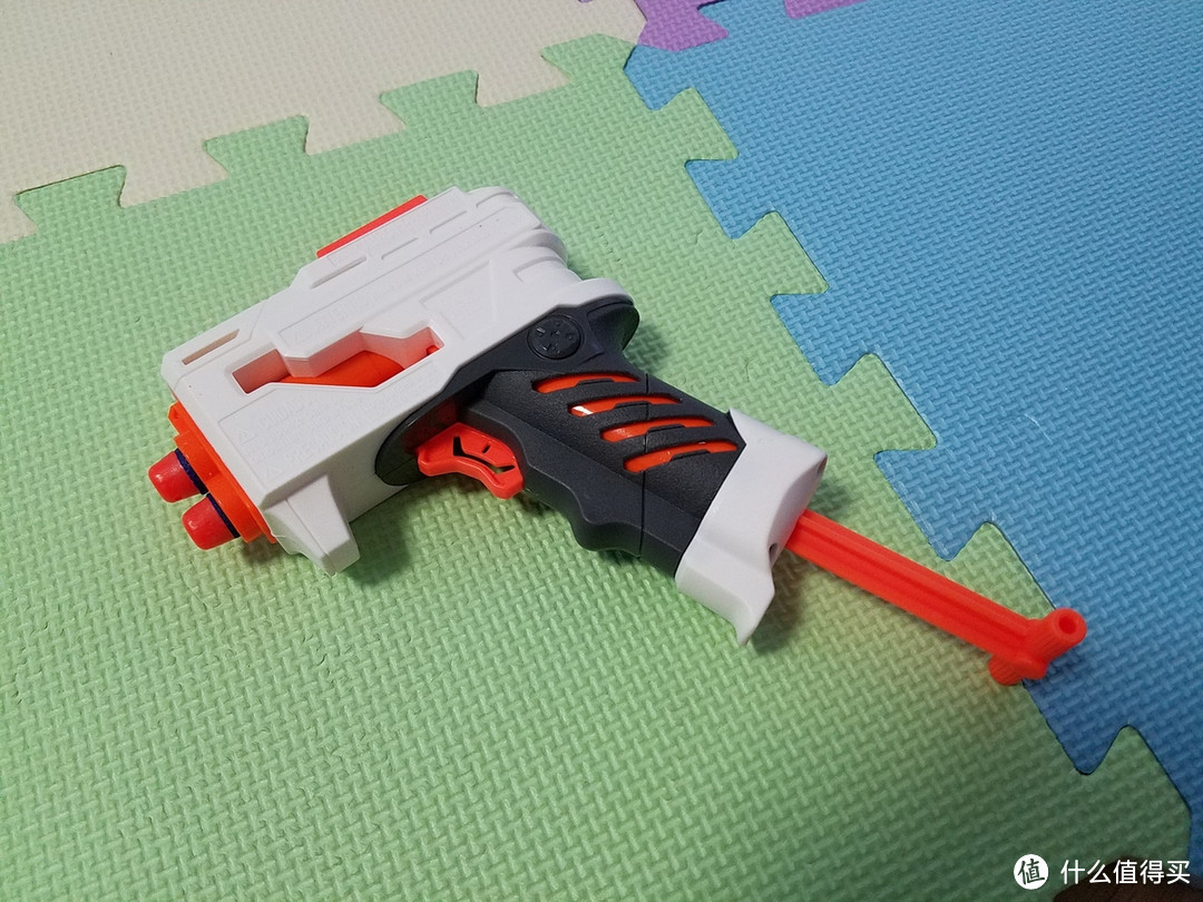 新来的，插拔一下不： 2016款 Hasbro 孩之宝 Nerf Modulus ECS-10 多任务配件 开箱