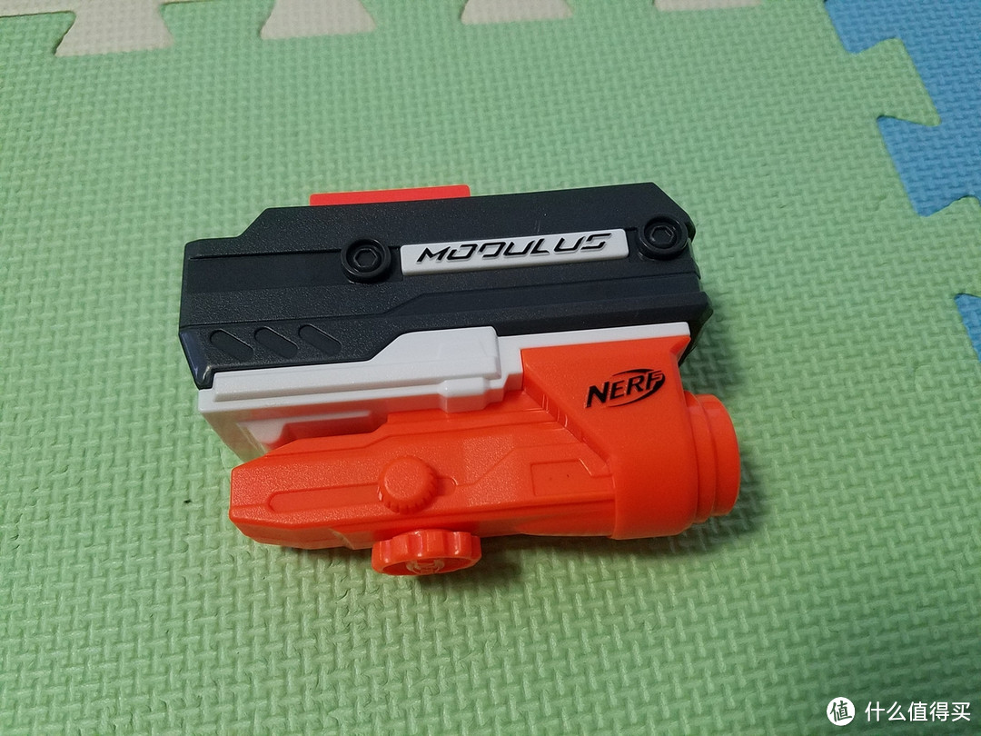 新来的，插拔一下不： 2016款 Hasbro 孩之宝 Nerf Modulus ECS-10 多任务配件 开箱