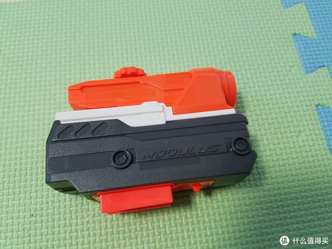 新来的，插拔一下不： 2016款 Hasbro 孩之宝 Nerf Modulus ECS-10 多任务配件 开箱