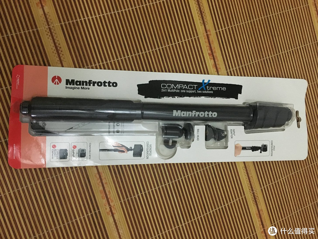 Manfrotto 曼富图 Compact Xtreme 两用自拍杆