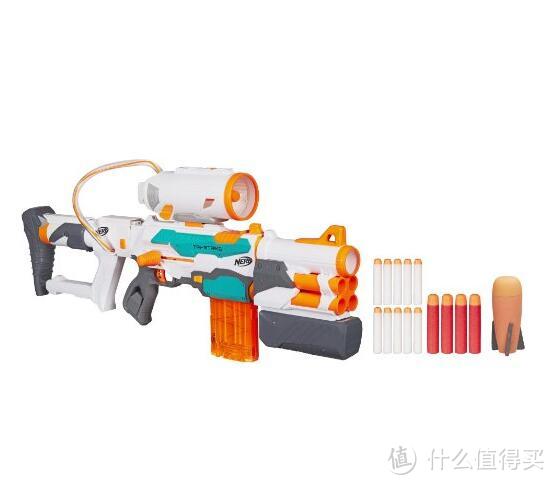 新来的，插拔一下不： 2016款 Hasbro 孩之宝 Nerf Modulus ECS-10 多任务配件 开箱