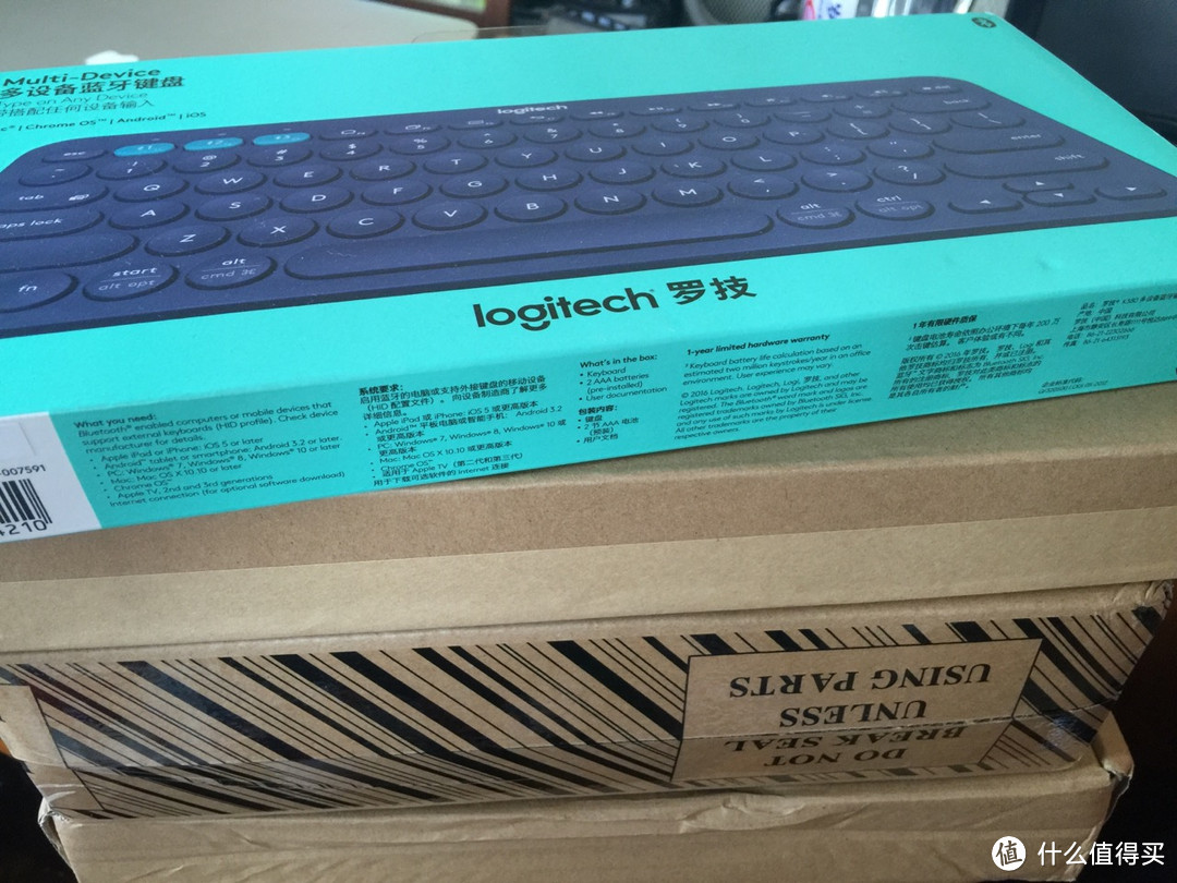 请叫我多面手！Logitech 罗技 K380多设备无线蓝牙键盘 开箱附K480对比体验