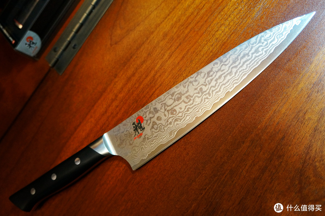 #本站首晒# MIYABI系列中的异色音符：ZWILLING 双立人 MORIMOTO 限定版 大马士革600D 主厨刀