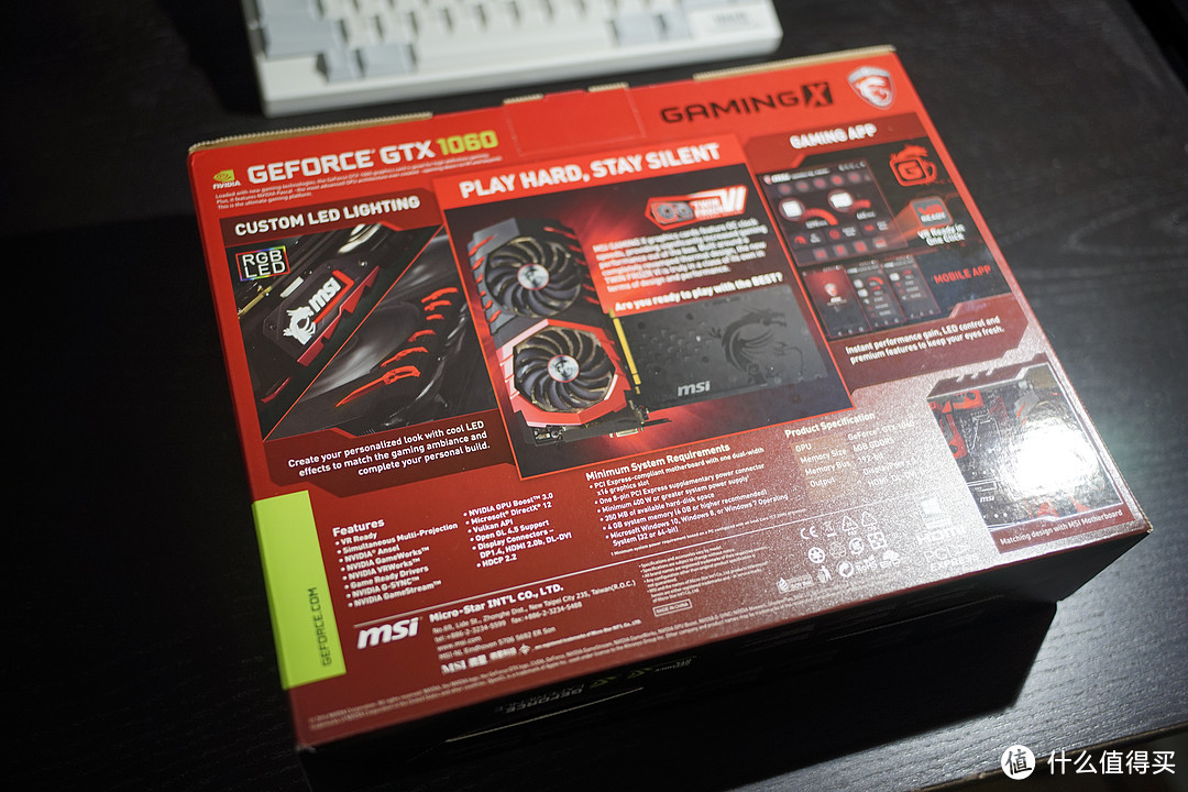 该买的还是要买的 — MSI 微星1060 Gaming X 红龙 开箱简测