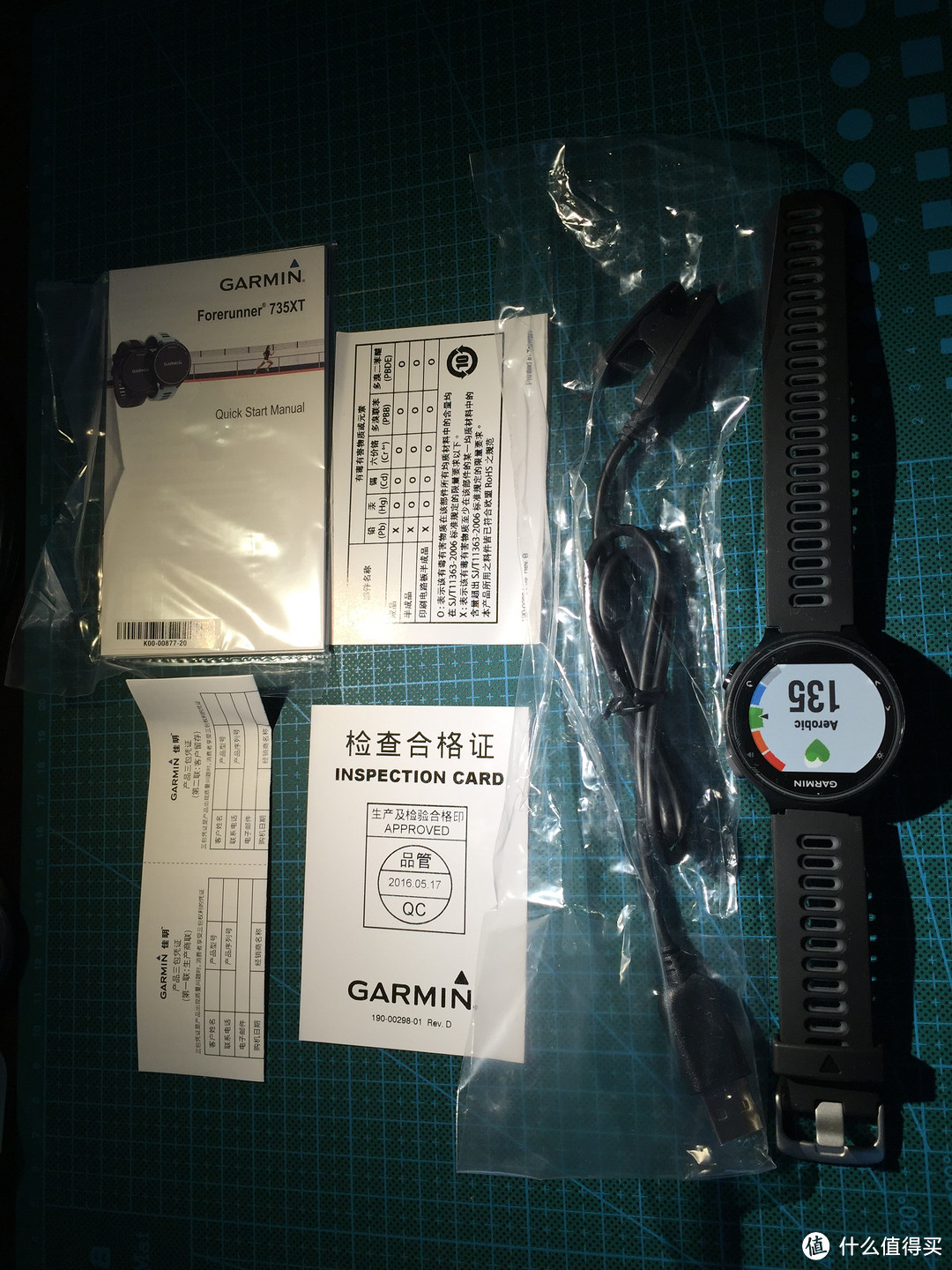 我也有一块GARMIN了：GARMIN 佳明 Forerunner 735XT 铁三智能手表 晒单