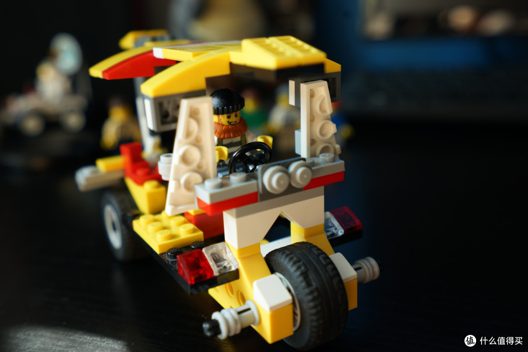 芝麻乐高moc篇一原创新人lego乐高创意百变系列31002moc摩托三蹦子