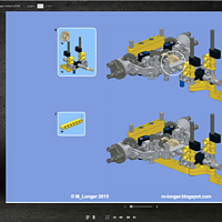 复刻LEGO 乐高 Volvo L250G Wheel Loader组装过程(图纸|结构|零件)