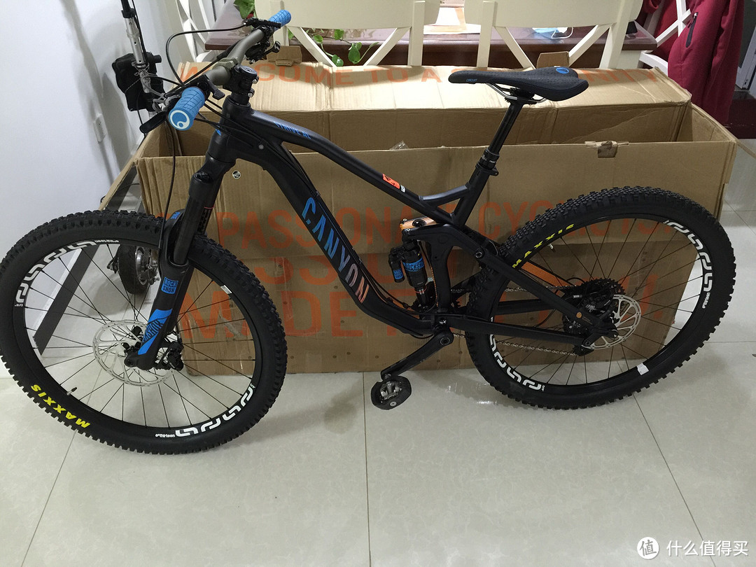 #本站首晒# #原创新人# CANYON strive 7.0 race enduro 山地车 开箱晒单