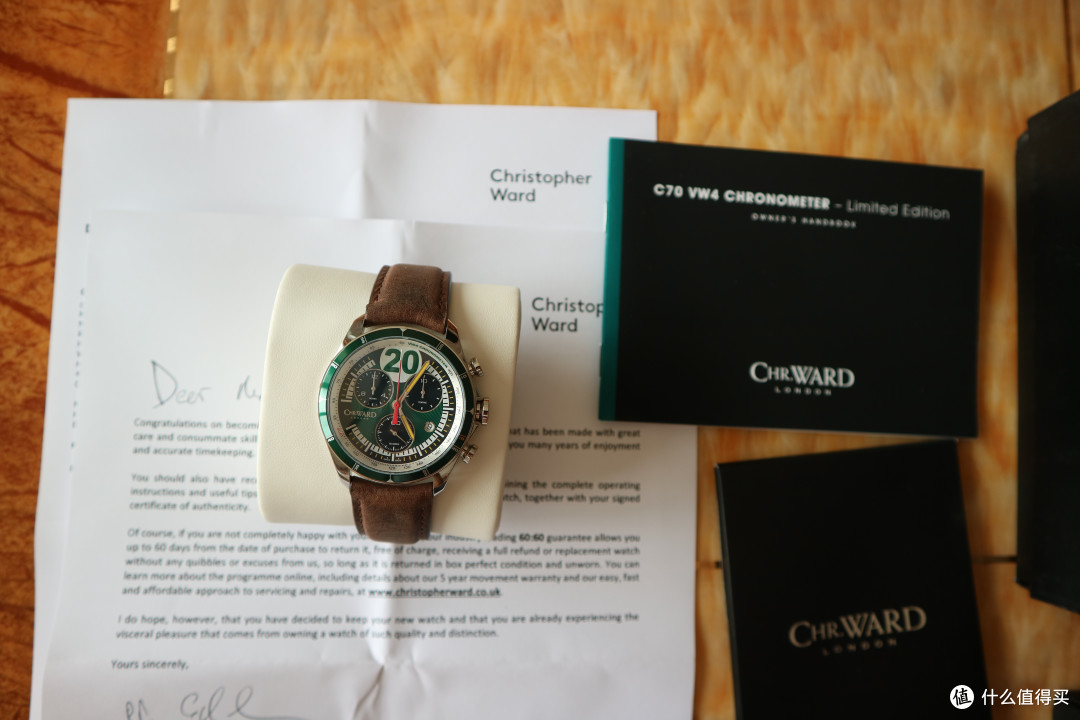 Christopher Ward 0760/1957 限量版男款石英计时 腕表