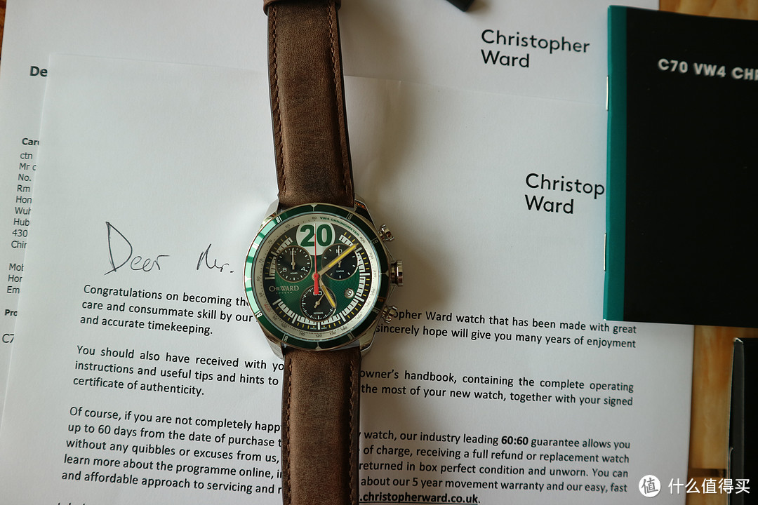 Christopher Ward 0760/1957 限量版男款石英计时 腕表