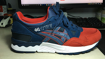 ASICS 亚瑟士 GEL-LYTE V 骚红色复古鞋