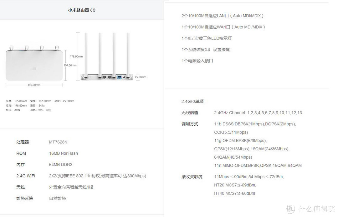 #本站首晒# #原创新人# MI 小米 小米路由器3C 简单开箱晒物（只有外观照）