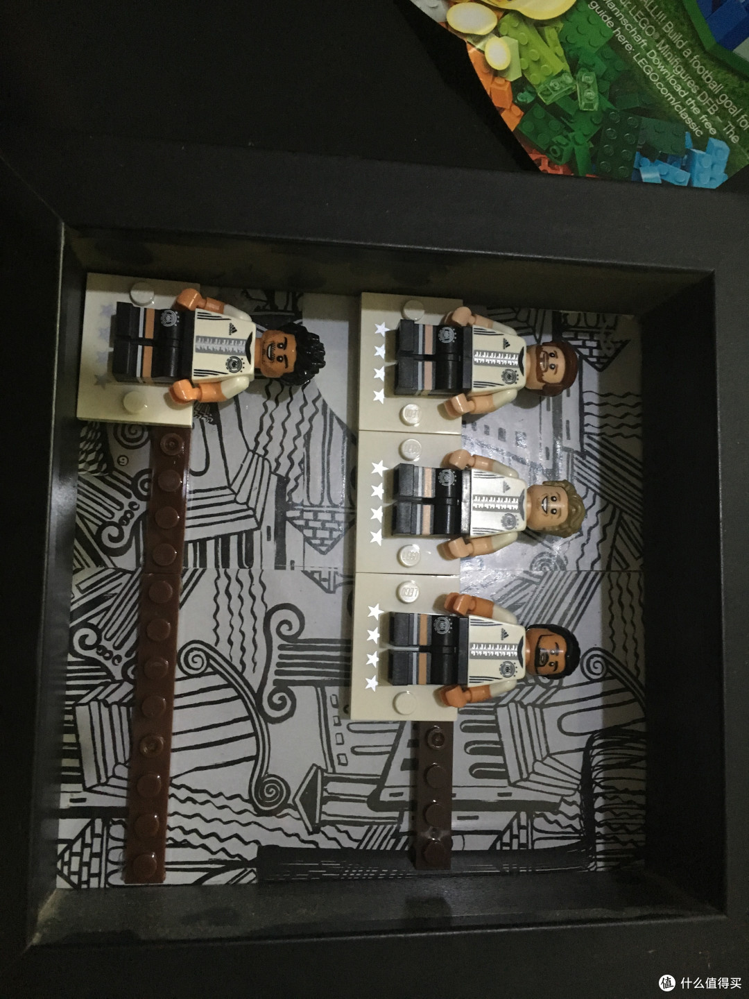 #一周热征#七夕# 用了心思就是好礼物——LEGO 乐高 71014 德国队抽抽乐装框记