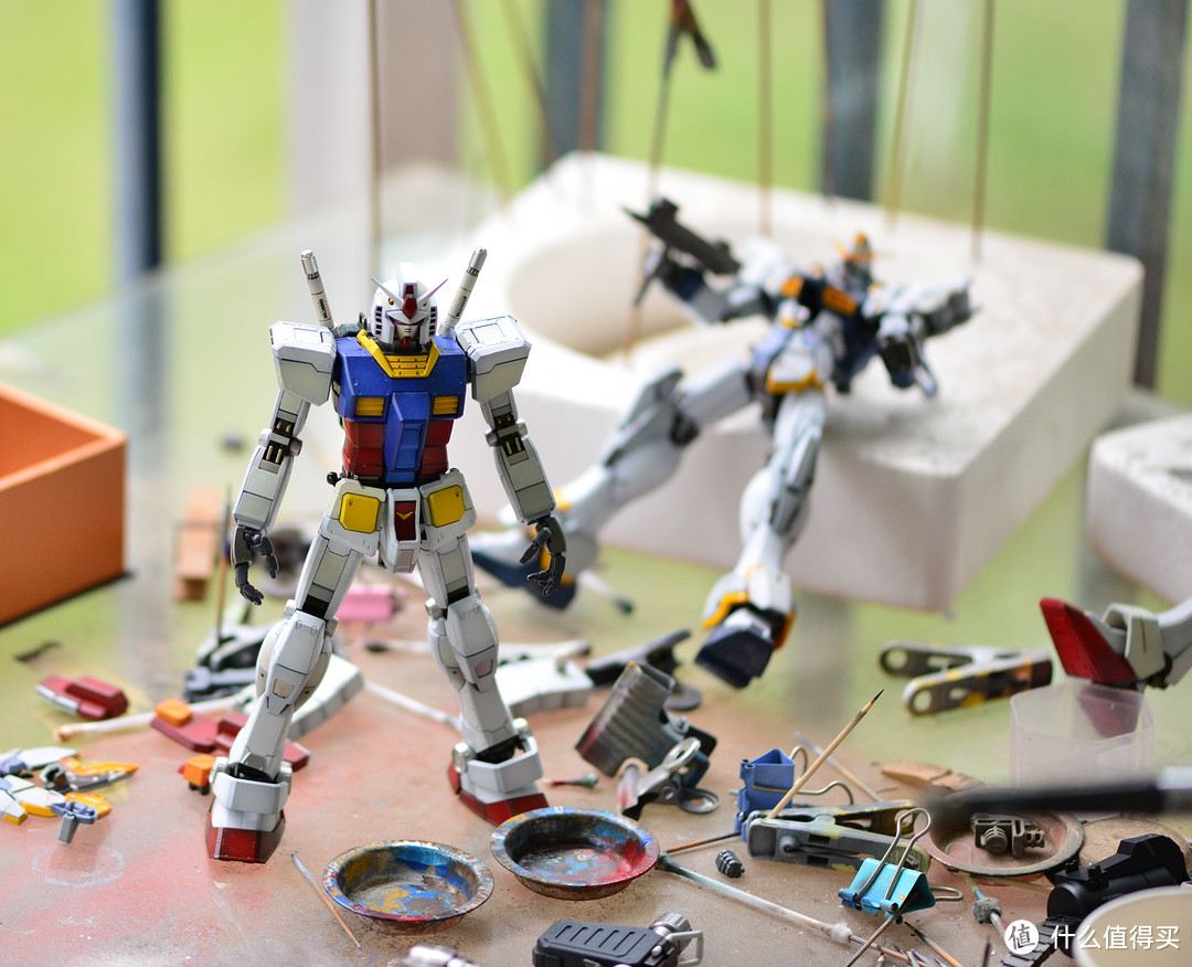 手头现有的Bandai 万代 元祖高达RX-78-2各种比例的对比