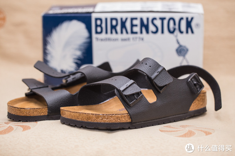 为了与地面接触的舒适——Birkenstock milano 软木鞋底凉鞋 开箱