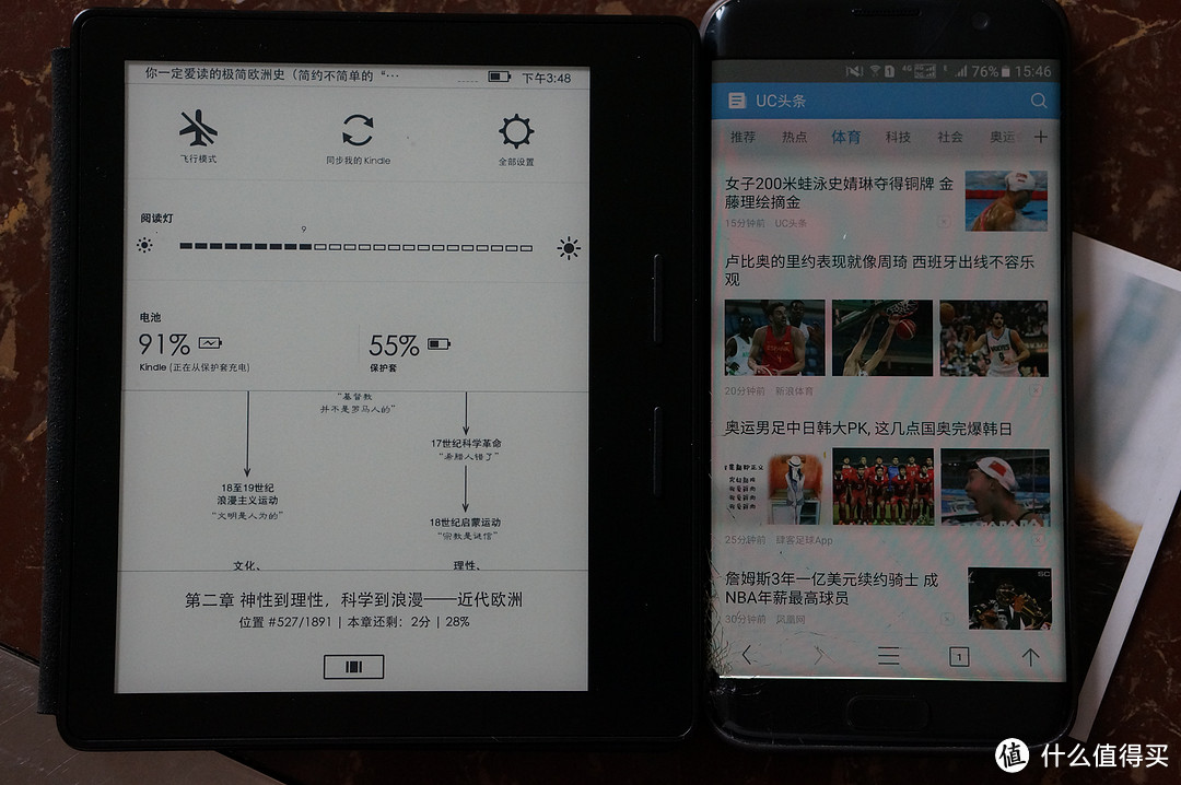 2399的绿洲 — kindle Oasis 电子阅读器 使用小记