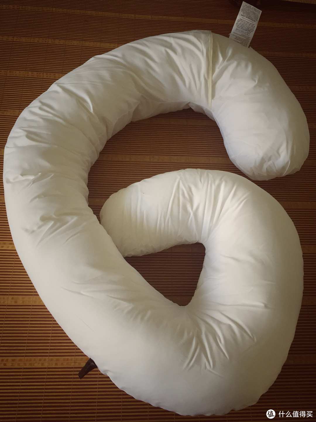 #原创新人#迟到的七夕礼物—Leachco Snoogle Total Body Pillow 孕妇枕